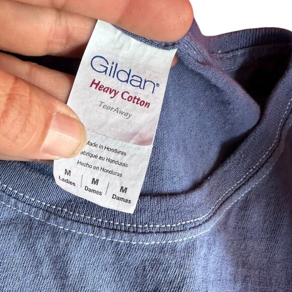 Womens Shirt Size Medium Blue Tie Dye Indie Bohemian Trippy Hippy Handcrafted - Picture 6 of 9